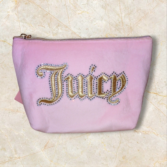Juicy Couture Handbags - Juicy Couture Pink Cosmetic Bag